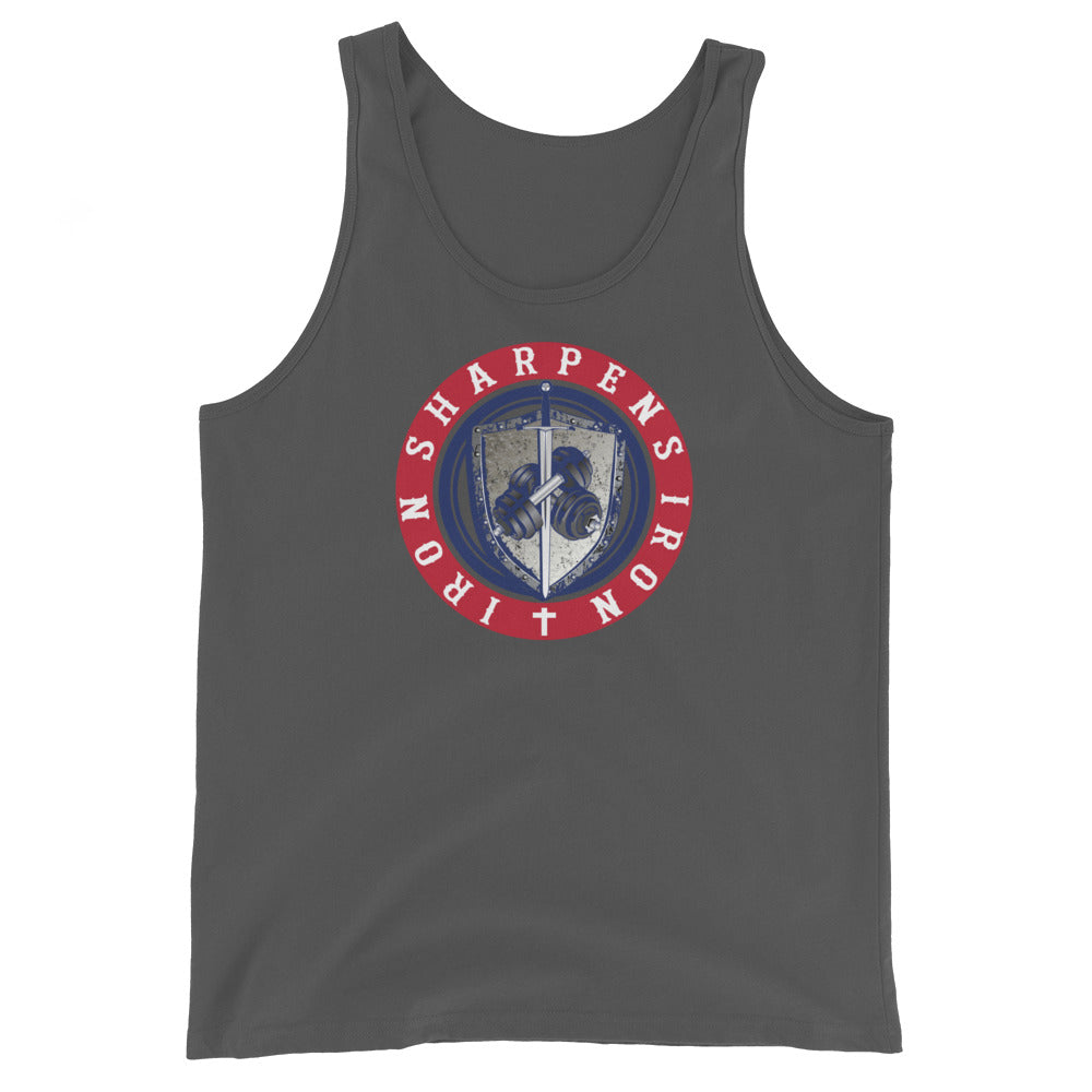 4Th Of July Iron Sharpens Iron Tank Top