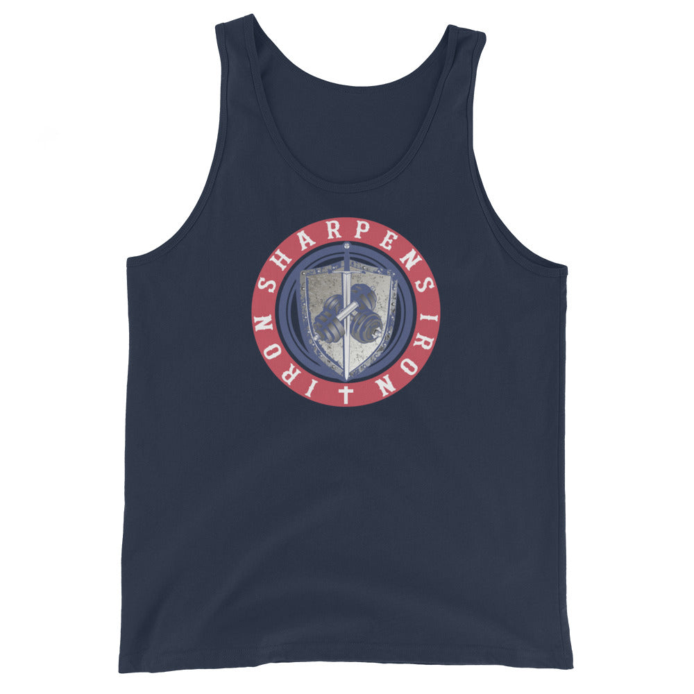 4Th Of July Iron Sharpens Iron Tank Top