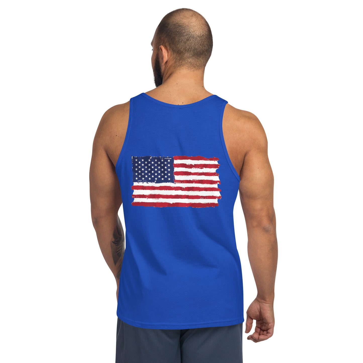 4Th Of July Iron Sharpens Iron Tank Top