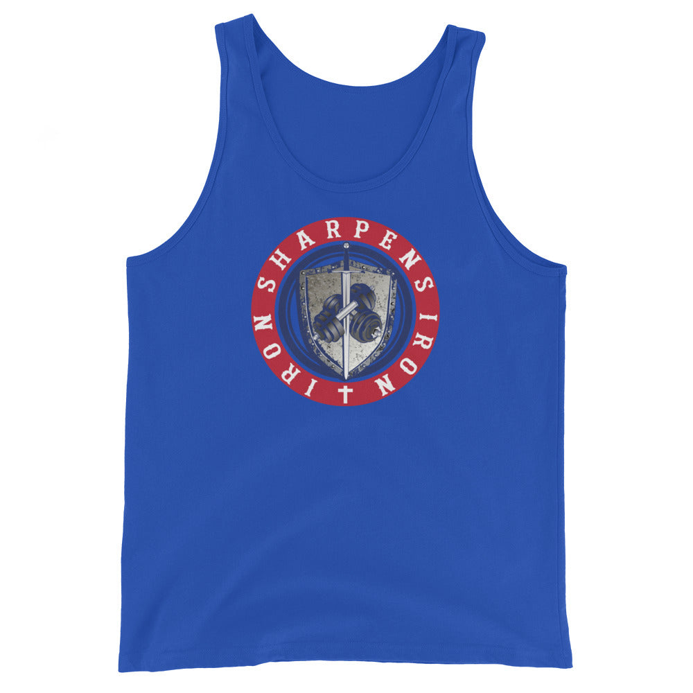 4Th Of July Iron Sharpens Iron Tank Top