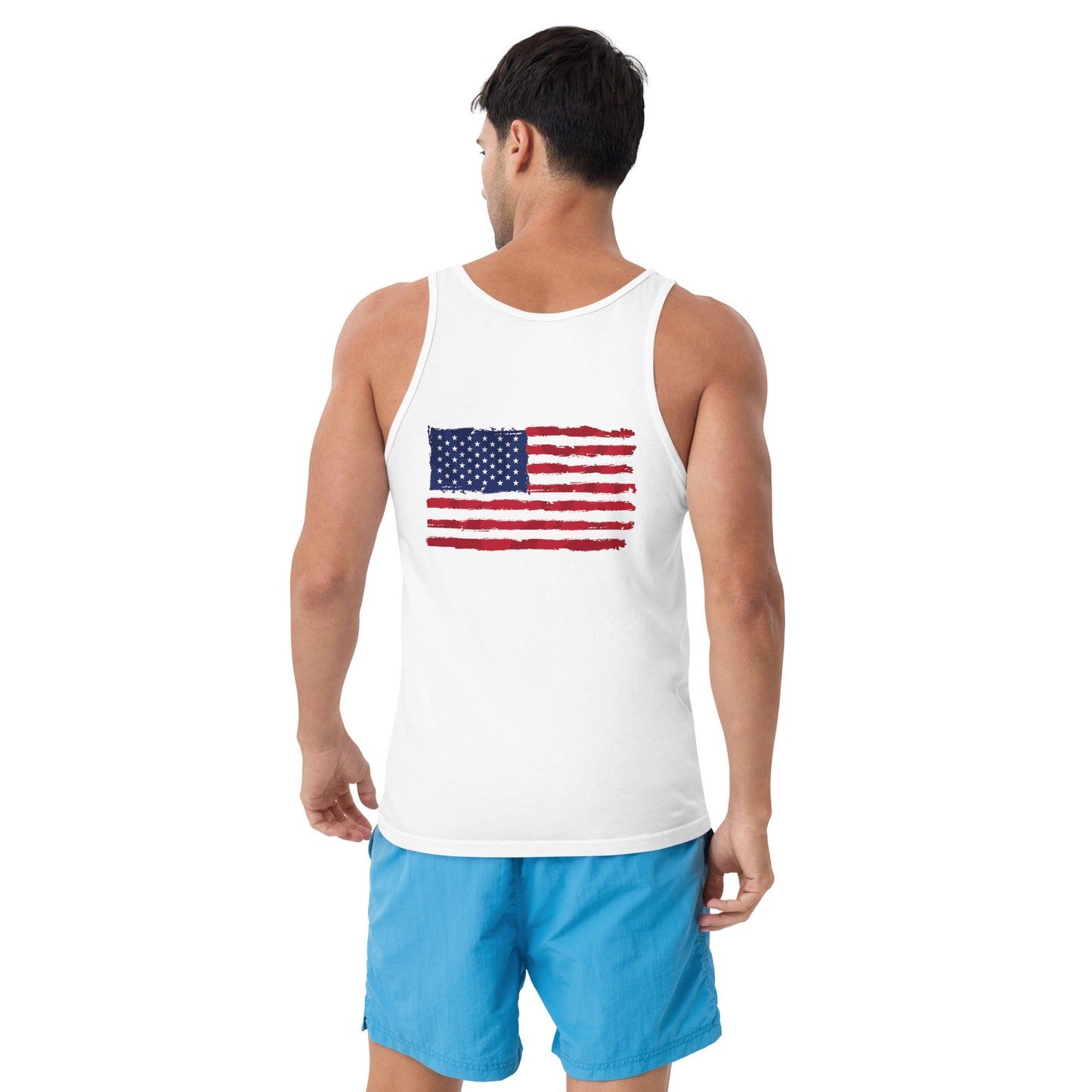 4Th Of July Iron Sharpens Iron Tank Top