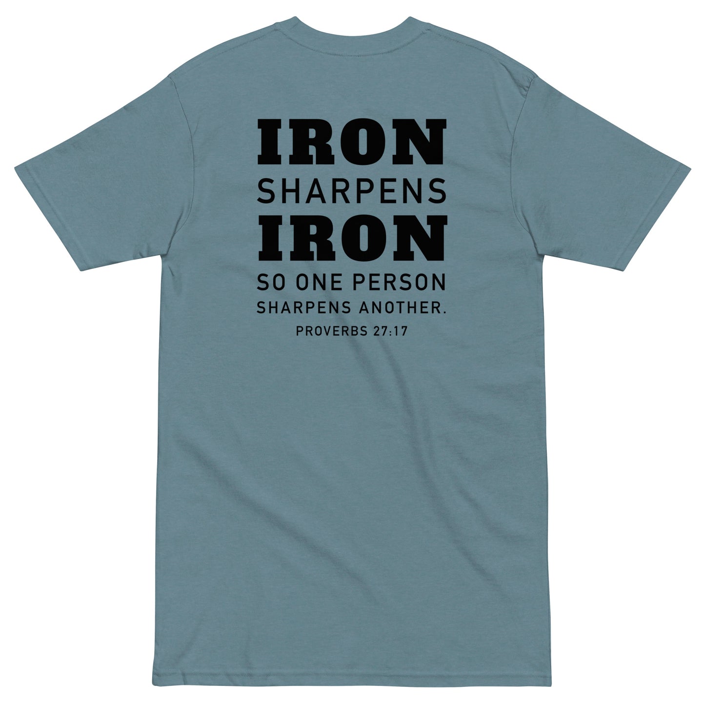 Iron Sharpens Iron Pump Cover *With Bible Verse on the back*