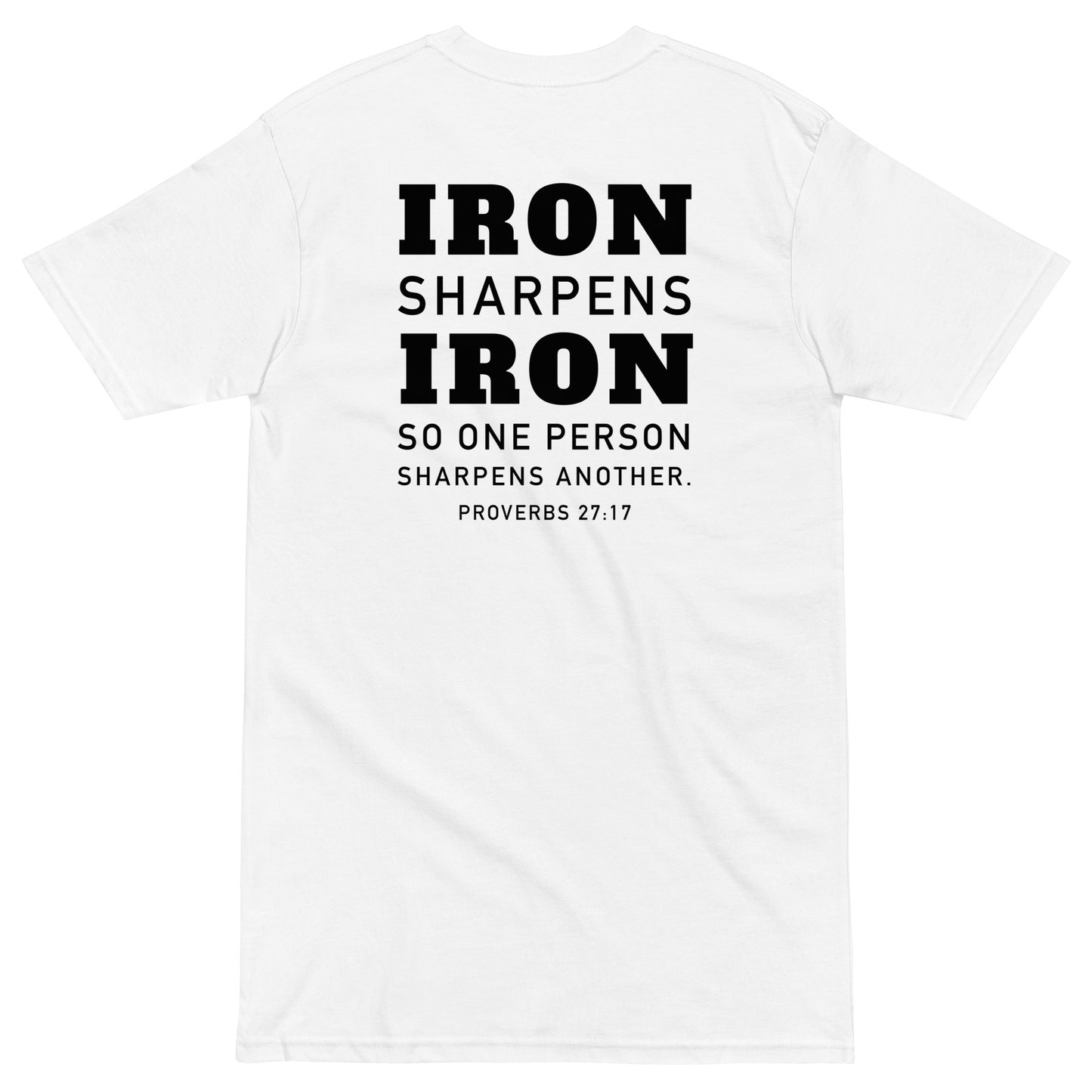 Iron Sharpens Iron Pump Cover *With Bible Verse on the back*