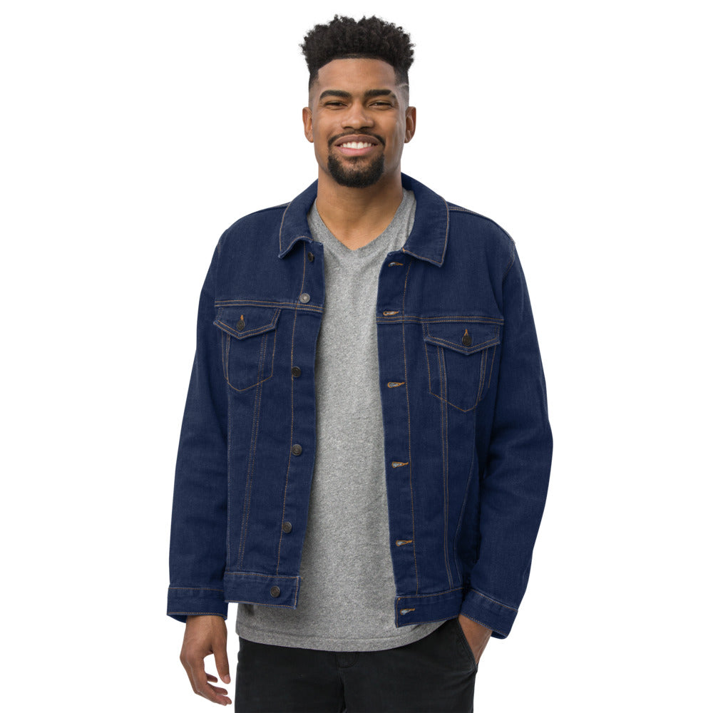 Unisex denim PROVERBS 27:17 PRO jacket