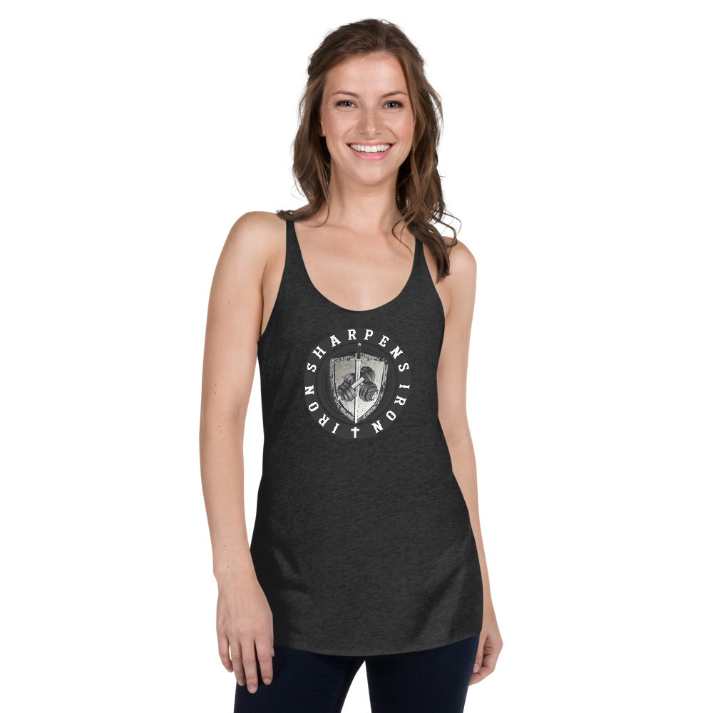 Women's Racerback IRON SHARPENS IRON tank