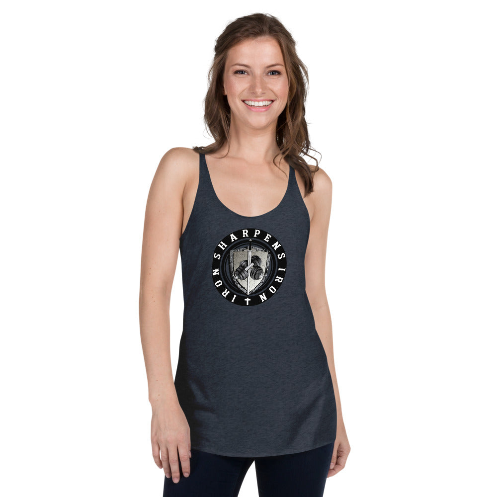 Women's Racerback IRON SHARPENS IRON tank