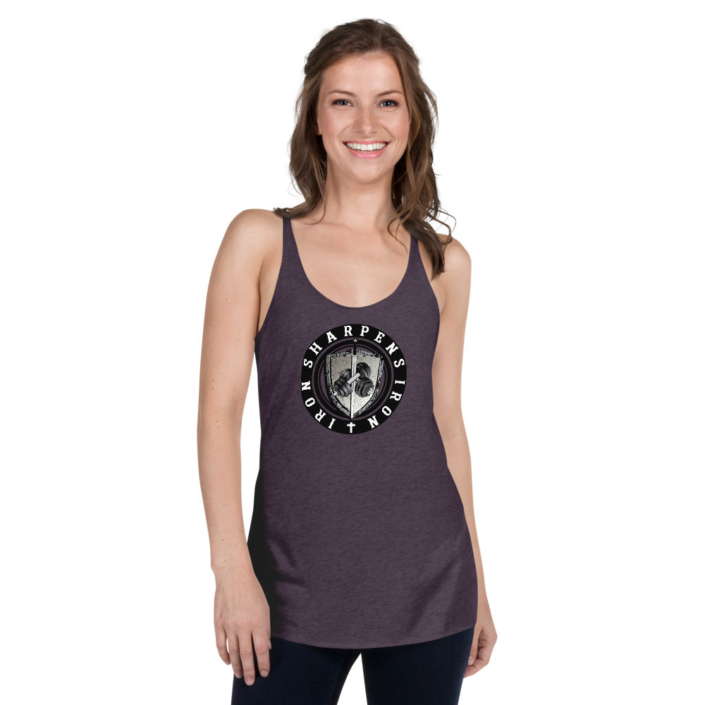 Women's Racerback IRON SHARPENS IRON tank