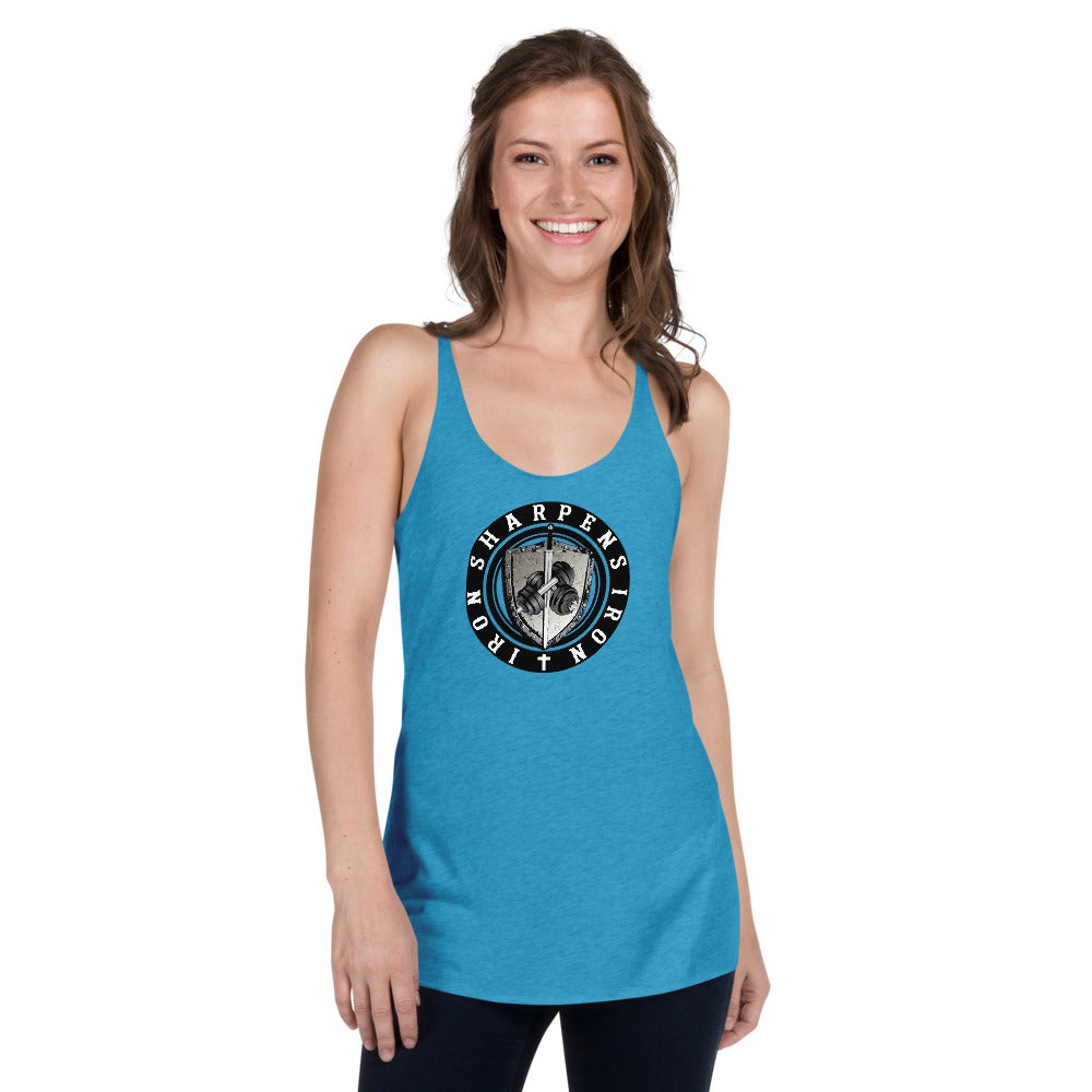 Women's Racerback IRON SHARPENS IRON tank