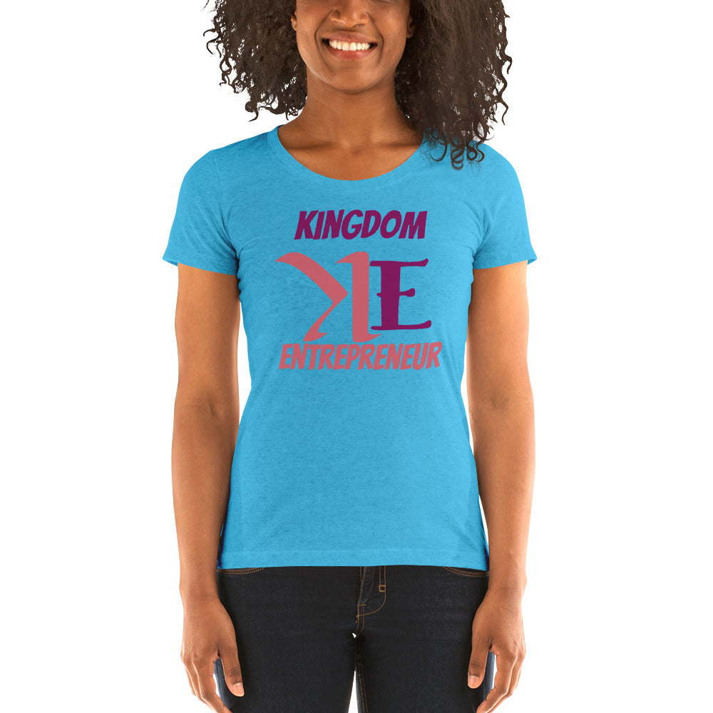 Ladies' short sleeve KINGDOM ENTREPRENEUR shirt