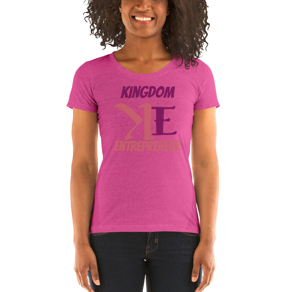 Ladies' short sleeve KINGDOM ENTREPRENEUR shirt