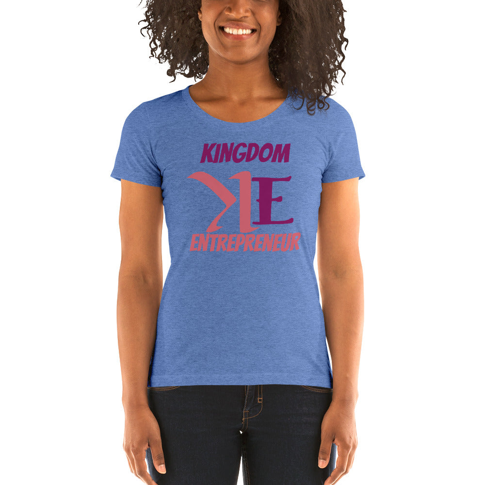 Ladies' short sleeve KINGDOM ENTREPRENEUR shirt