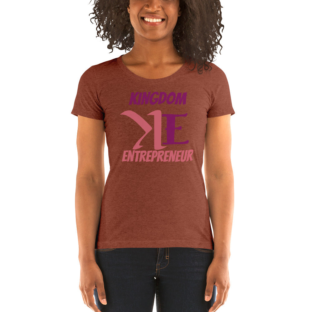 Ladies' short sleeve KINGDOM ENTREPRENEUR shirt