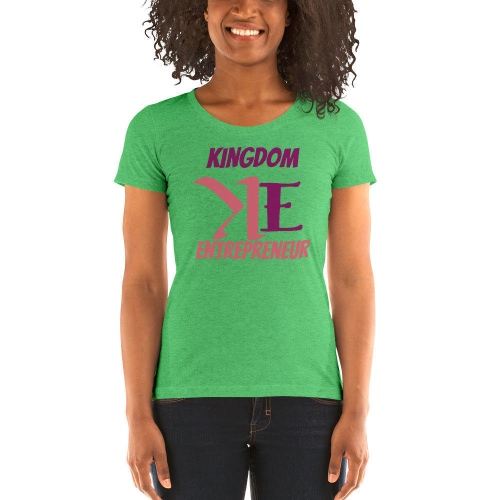 Ladies' short sleeve KINGDOM ENTREPRENEUR shirt