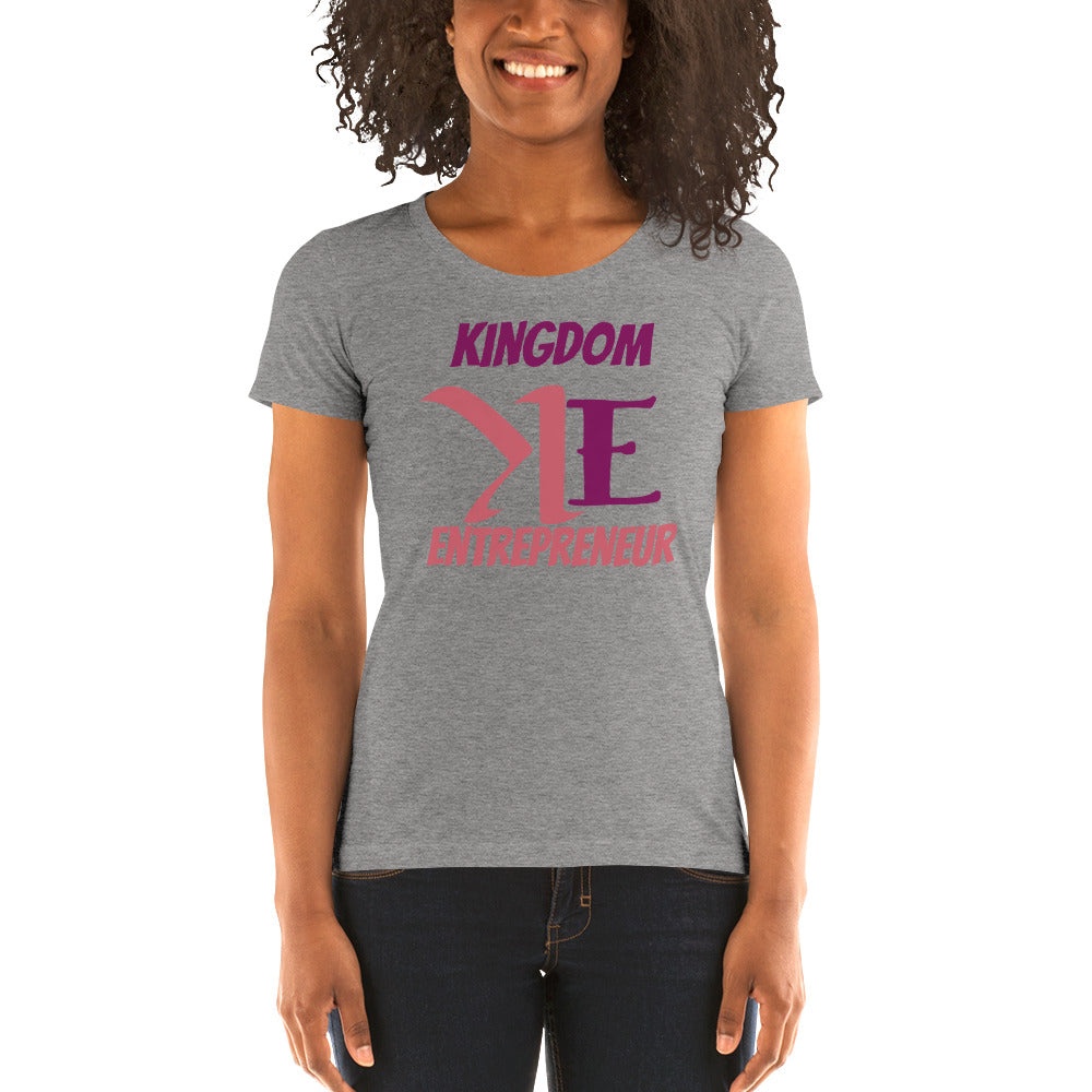 Ladies' short sleeve KINGDOM ENTREPRENEUR shirt