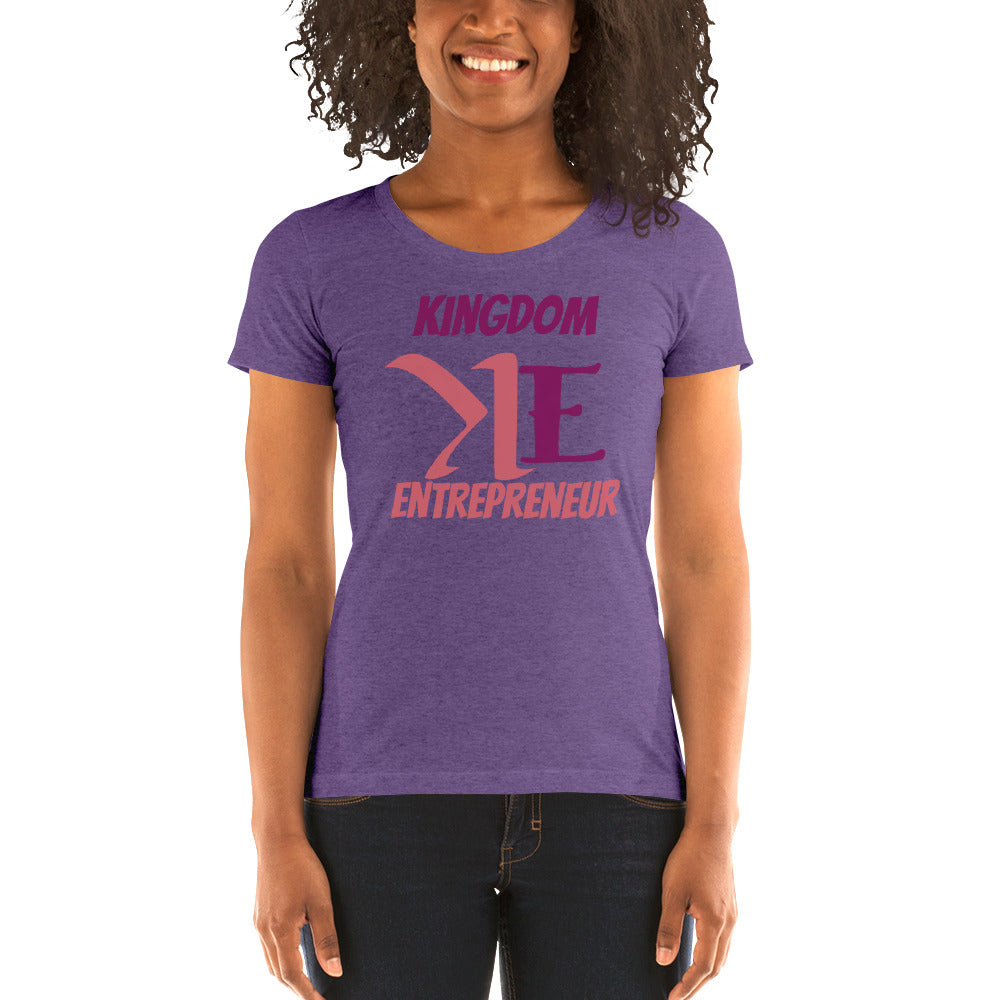 Ladies' short sleeve KINGDOM ENTREPRENEUR shirt