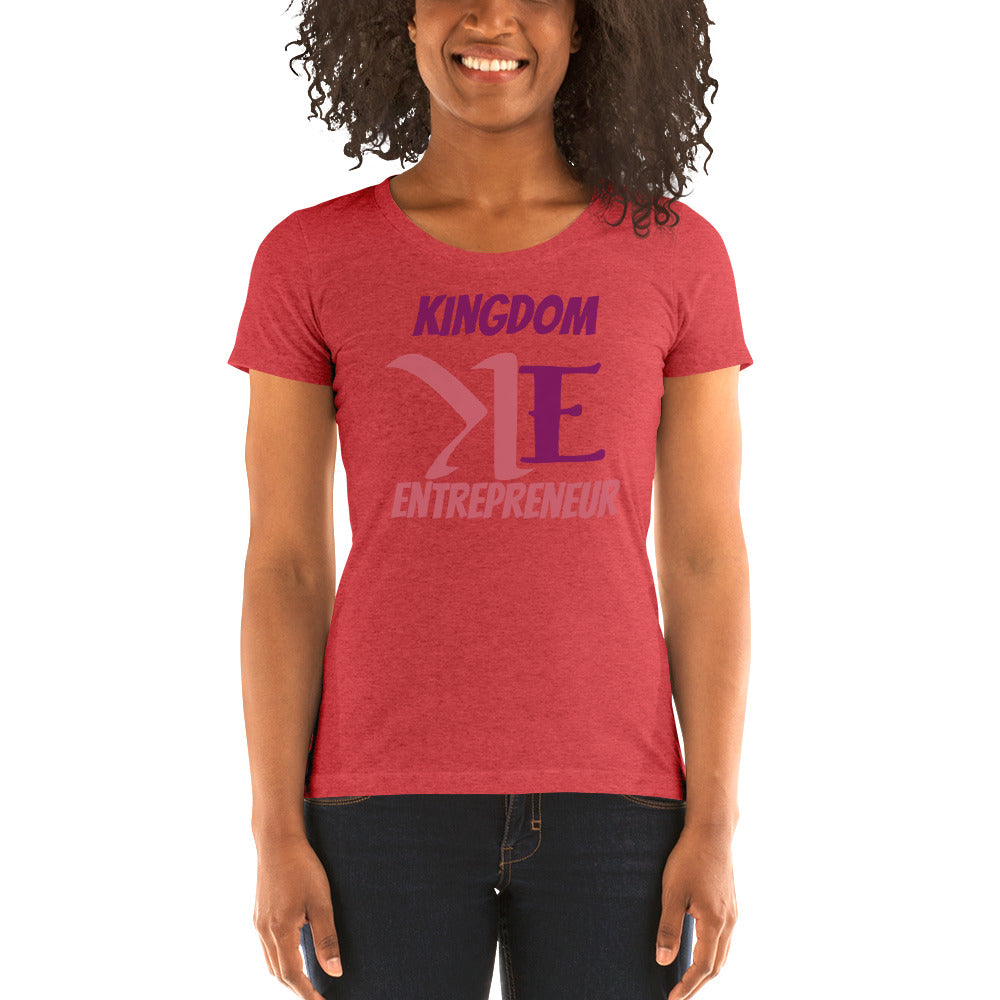 Ladies' short sleeve KINGDOM ENTREPRENEUR shirt