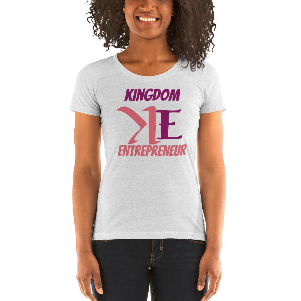 Ladies' short sleeve KINGDOM ENTREPRENEUR shirt