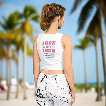 South Beach Iron Sharpens Iron Crop Top