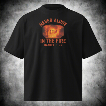 Never Alone In The Fire Daniel 3:25 Iron Sharpens Iron Heavy weight pump cover