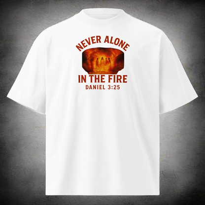 Never Alone In The Fire Daniel 3:25 Iron Sharpens Iron Heavy weight pump cover