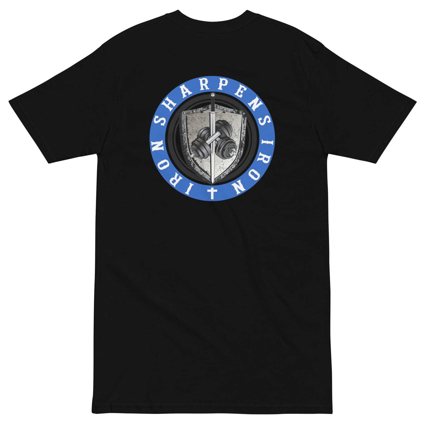 Men’s premium heavyweight Blue Line I.S.I tee