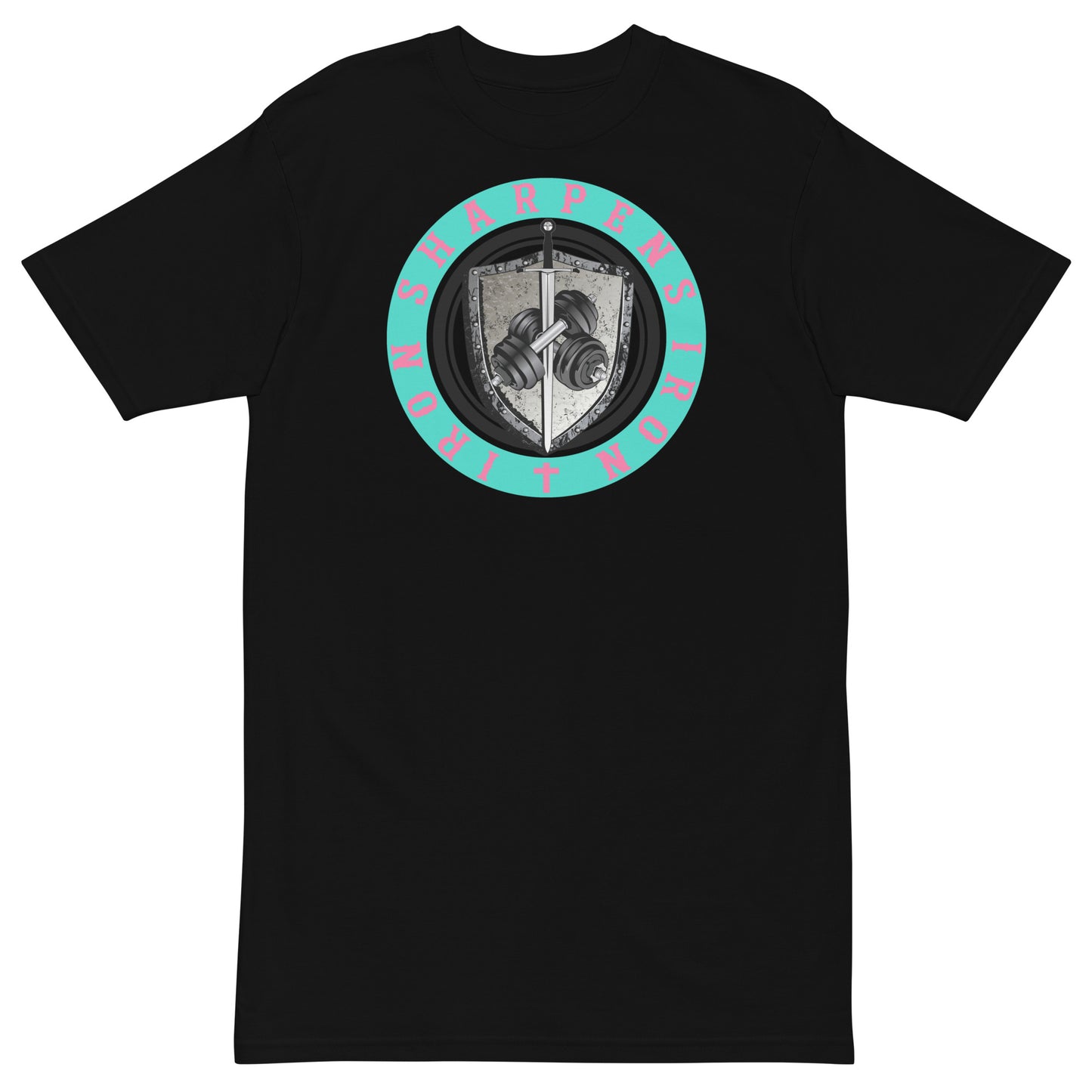 Iron Sharpens Iron south beach collection with scripture on the back