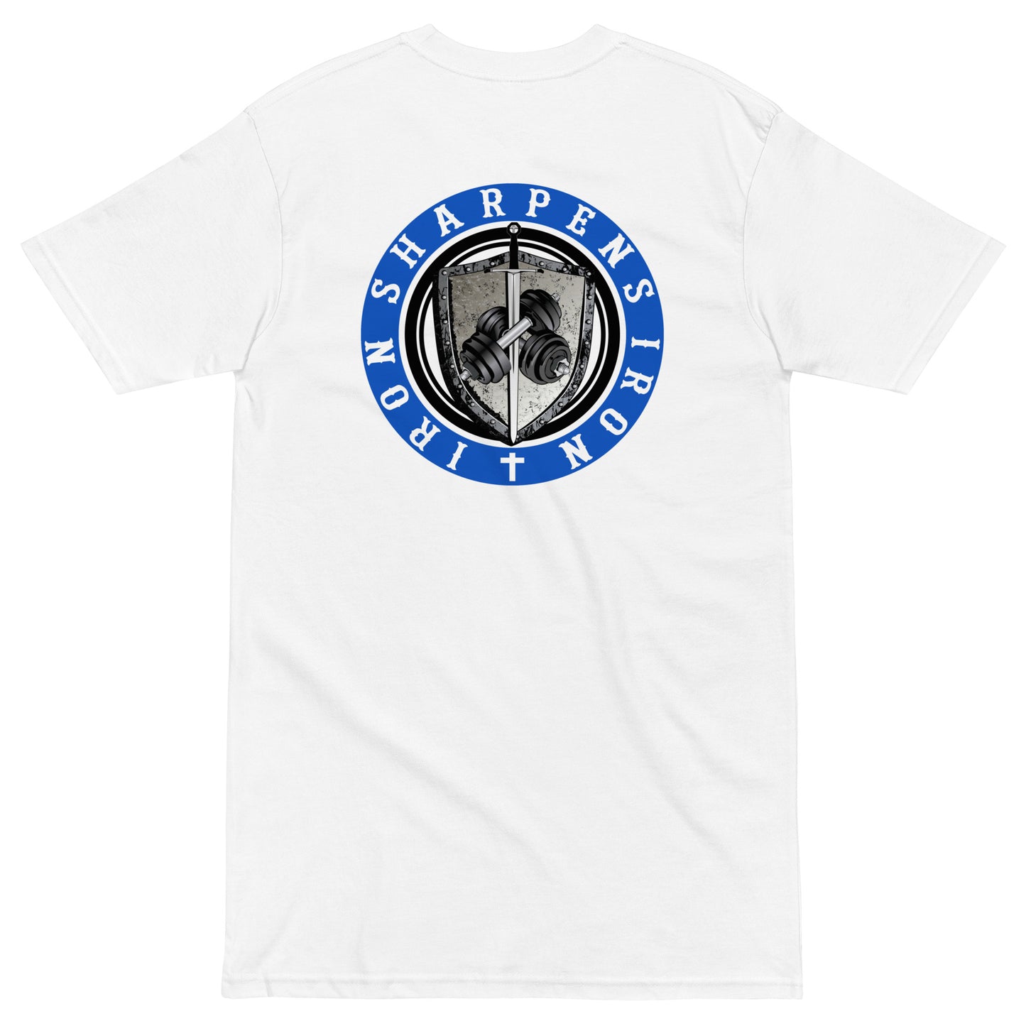 Men’s premium heavyweight Blue Line I.S.I tee