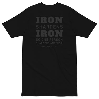 Iron Sharpens Iron Pump Cover  *With Bible Verse on the back*