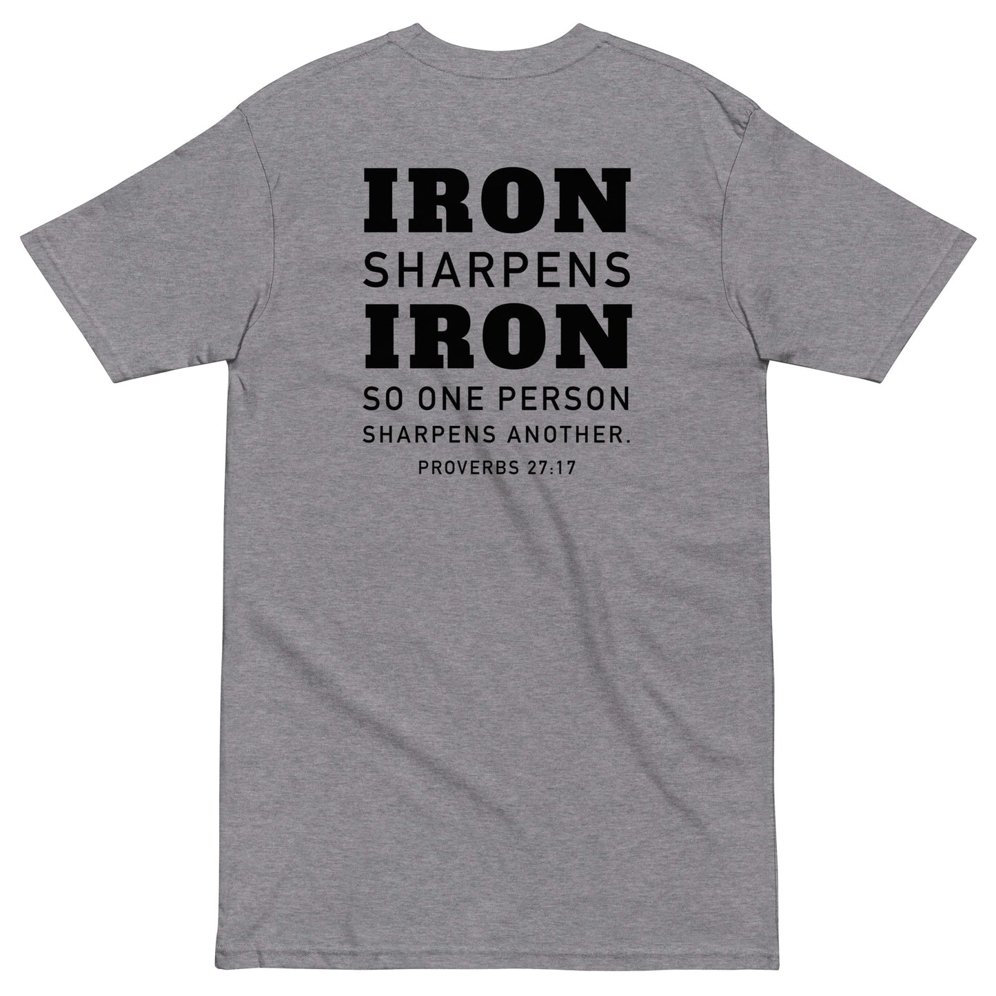 Iron Sharpens Iron Pump Cover  *With Bible Verse on the back*