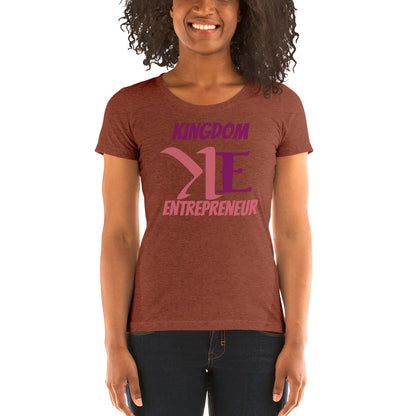Ladies' short sleeve KINGDOM ENTREPRENEUR shirt