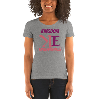 Ladies' short sleeve KINGDOM ENTREPRENEUR shirt