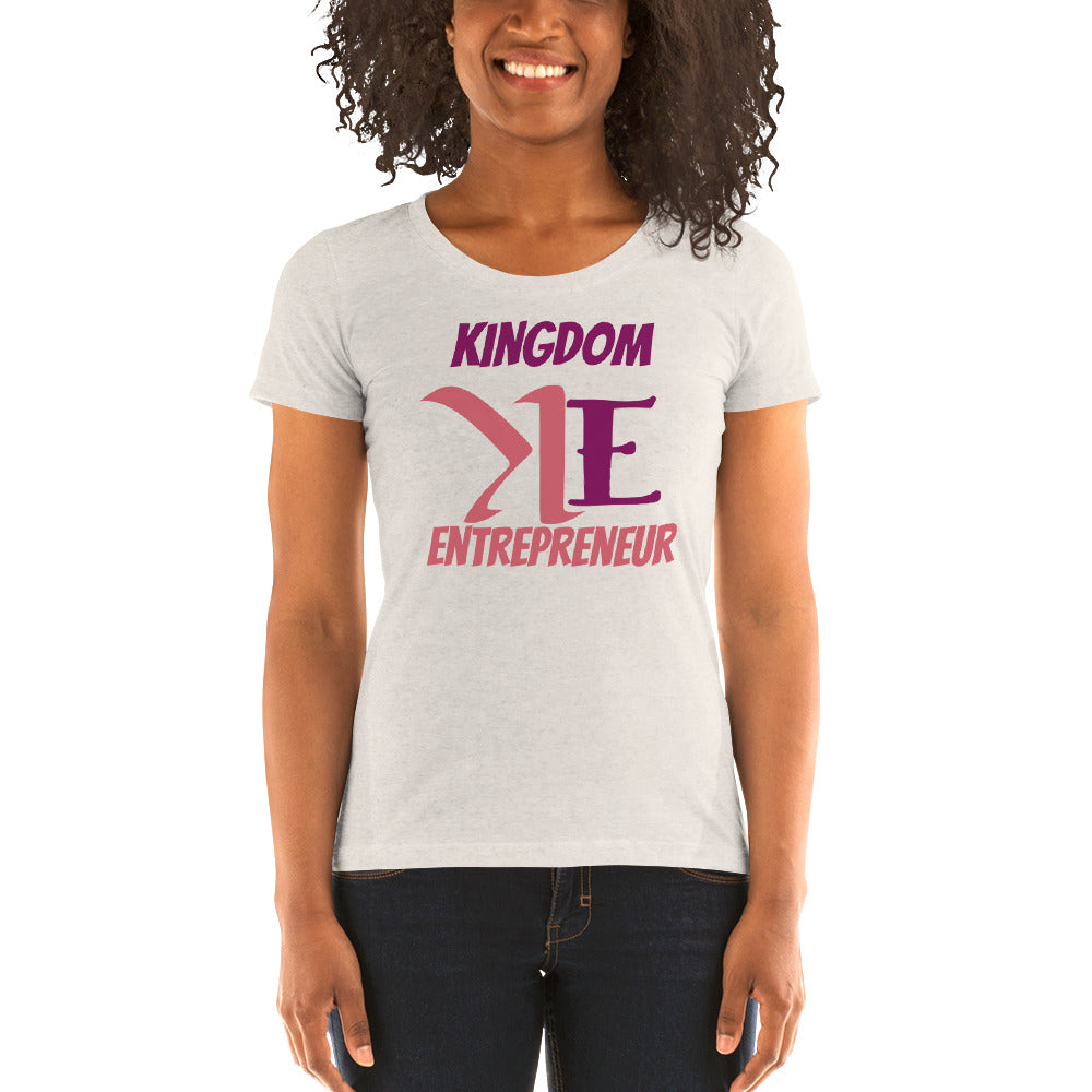 Ladies' short sleeve KINGDOM ENTREPRENEUR shirt