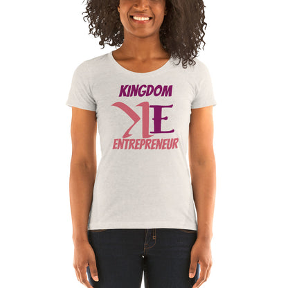 Ladies' short sleeve KINGDOM ENTREPRENEUR shirt