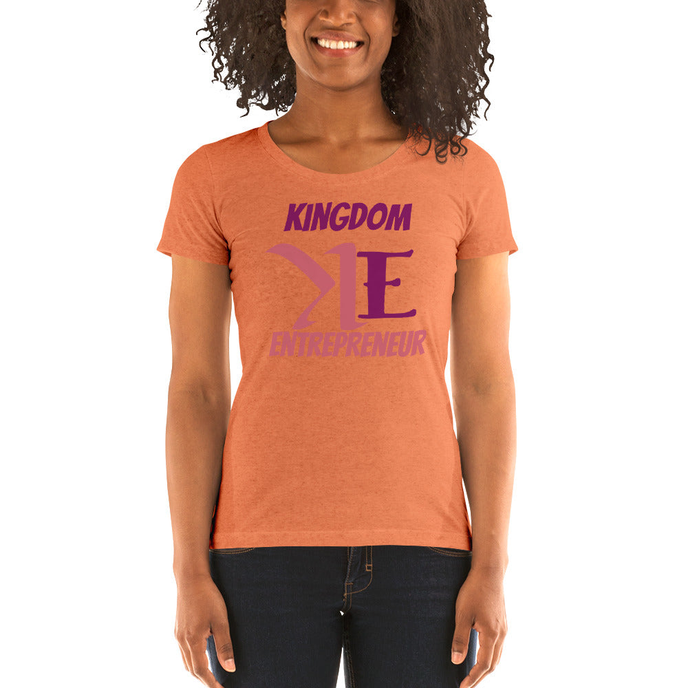 Ladies' short sleeve KINGDOM ENTREPRENEUR shirt